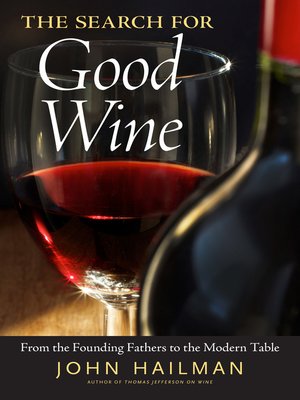 cover image of The Search for Good Wine